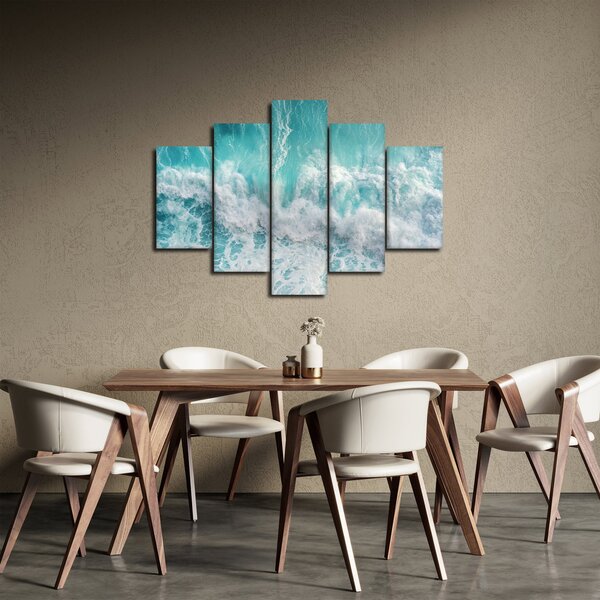 Obraz - Pohľad na vlny oceánu (150x105 cm)