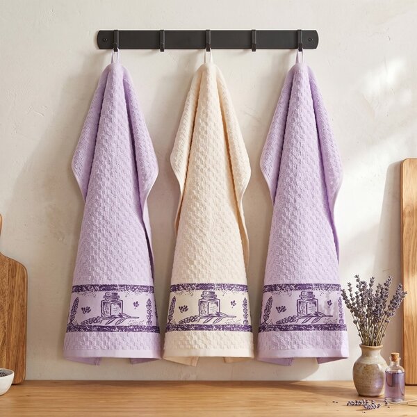 Froté utierky na riad Lavender set 3 ks