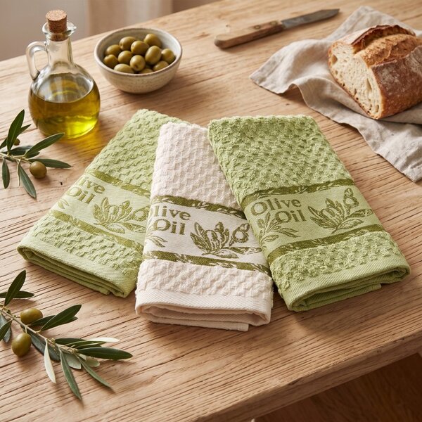 Froté utierky na riad Olive Oil set 3 ks