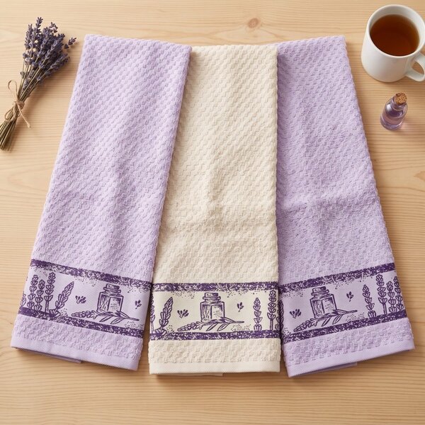 Froté utierky na riad Lavender set 3 ks