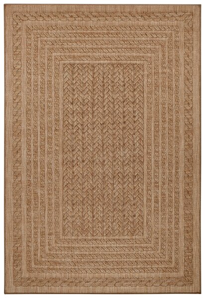 NORTHRUGS Kusový koberec Forest 103992 Beige / Brown – na von aj na doma - 200x290 cm