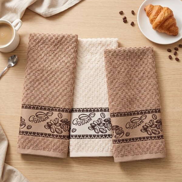 Froté utierky na riad Coffe Time set 3 ks