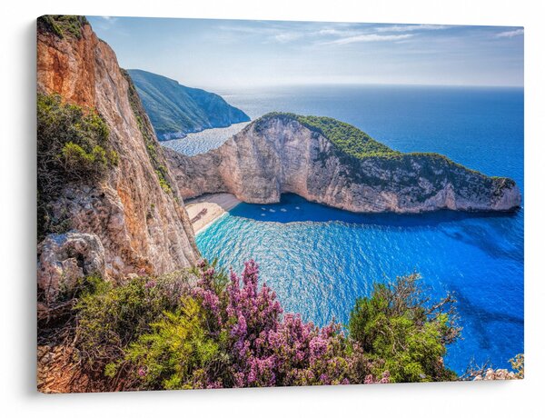 Obraz - Pláž Navagio, Grécko (70x50 cm)
