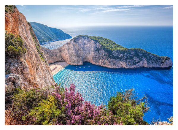 Obraz - Pláž Navagio, Grécko (70x50 cm)