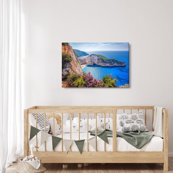 Obraz - Pláž Navagio, Grécko (90x60 cm)
