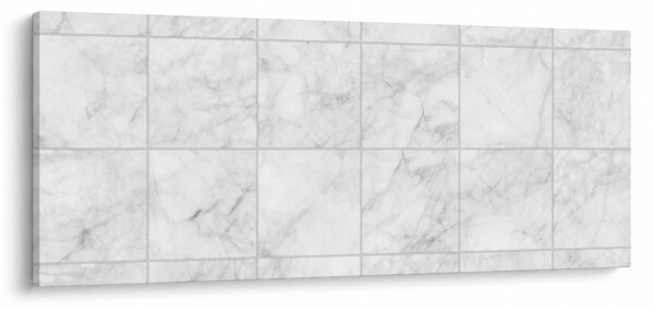 Obraz - Mramorové dlaždice (120x50 cm)