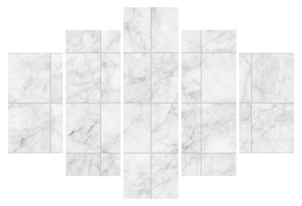 Obraz - Mramorové dlaždice (150x105 cm)