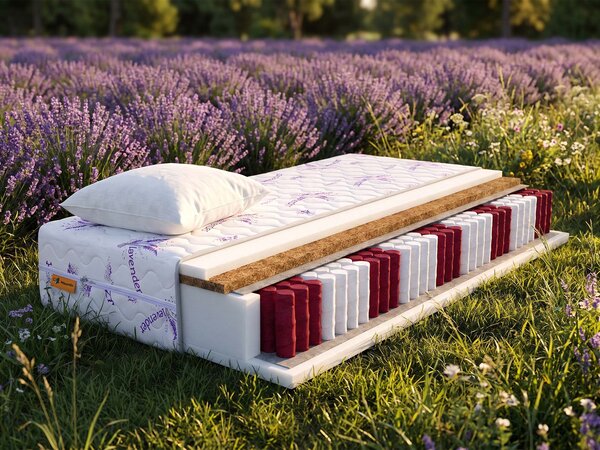 Wilsondo Taštičkový matrac s kokosom Dax 90x200x24 - poťah Lavender
