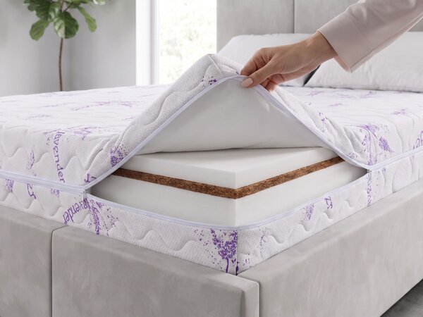 Wilsondo Taštičkový matrac s kokosom Dax 90x200x24 - poťah Lavender