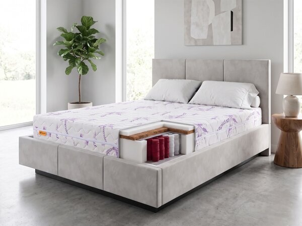 Wilsondo Taštičkový matrac s kokosom Dax 90x200x24 - poťah Lavender