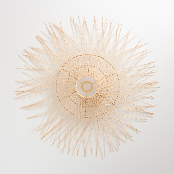Brilagi - LED prisadený luster CERIA BOHO 1xE27/40W/230V pr. 70 cm bambus/dub