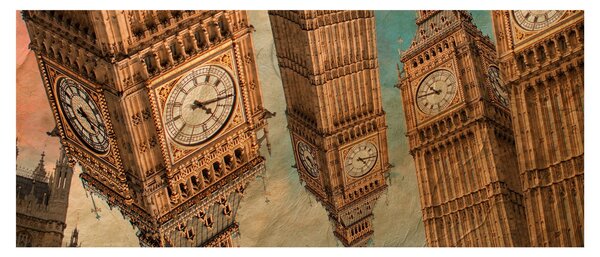 Obraz - Big Ben, Londýn (120x50 cm)