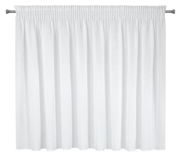 ZÁCLONA NA PÁSKE VIOLA 400X145 CM BIELA