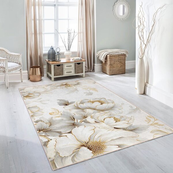 Krémový prateľný behúň 80x200 cm Soft and Gentle – Mila Home