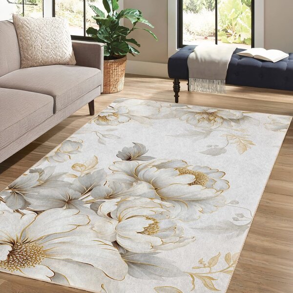 Krémový prateľný behúň 80x200 cm Soft and Gentle – Mila Home