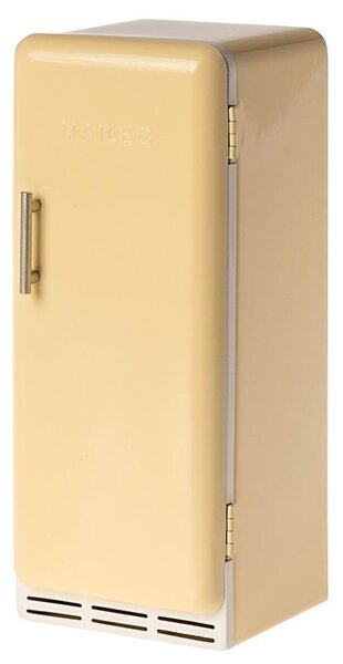 Kovová chladnička pre zvieratká Maileg Yellow 22 cm