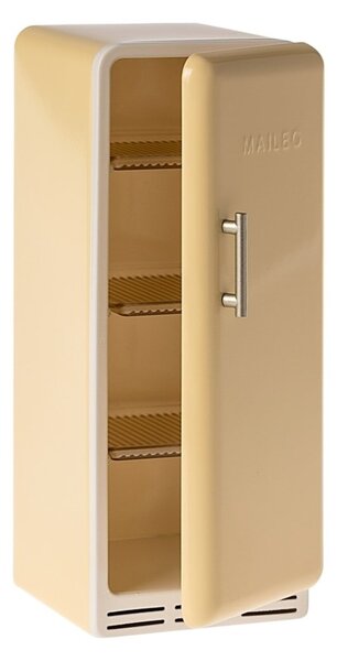 Kovová chladnička pre zvieratká Maileg Yellow 22 cm