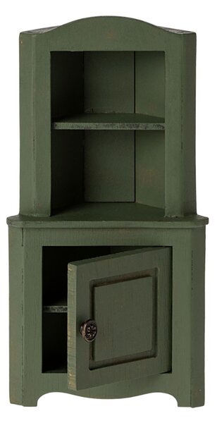 Rohová skriňa pre zvieratá Maileg Dark Green