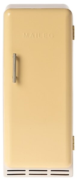 Kovová chladnička pre zvieratká Maileg Yellow 22 cm