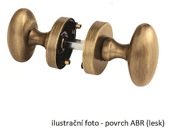 Dverné GULE TWIN PF34 HB (A - mosadz lesklá), Twin A (mosadz leštená)