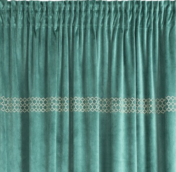 ZATEMŇOVACÍ ZÁVES NA PÁSKE JOVITA 140X270 CM ZELENÁ