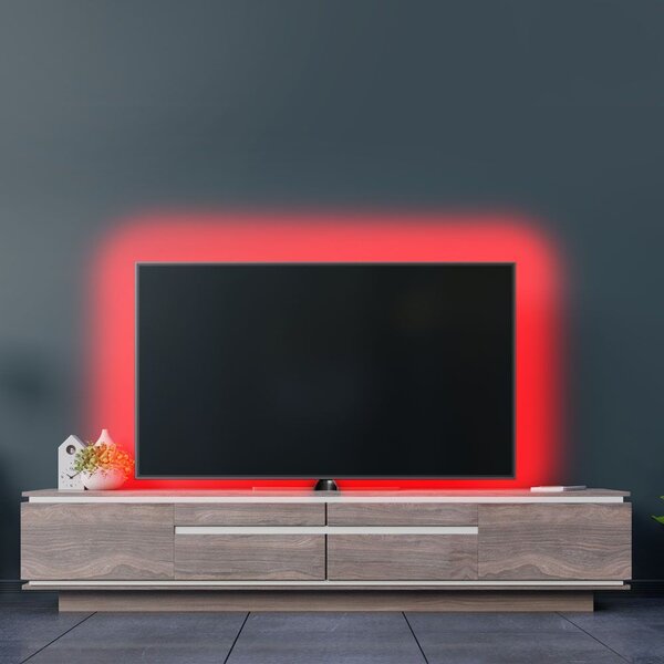 V-TAC Smart WiFi LED pás SET RGB+CCT 13W, 1200lm, vodeodolný IP65 (5m+zdroj+ovládanie)