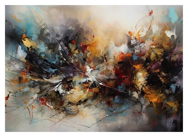 Obraz - Abstraktná grafika (70x50 cm)