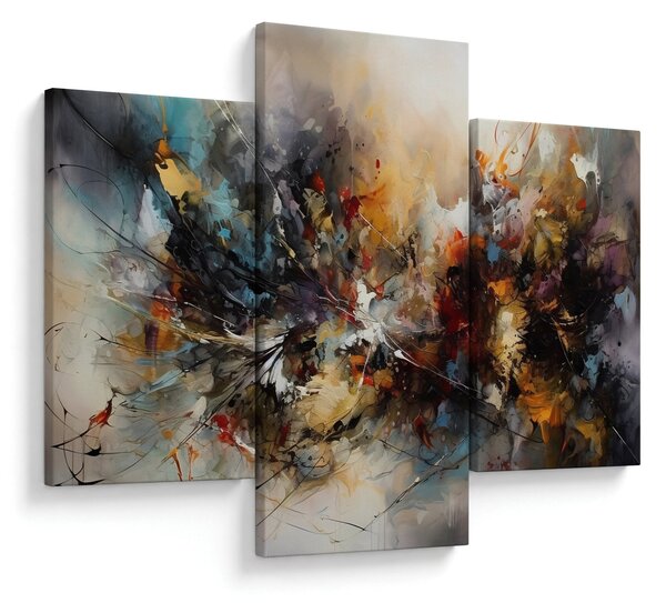 Obraz - Abstraktná grafika (90x60 cm)