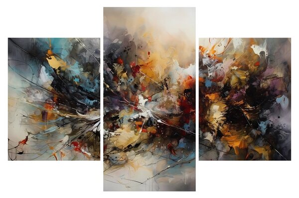 Obraz - Abstraktná grafika (90x60 cm)