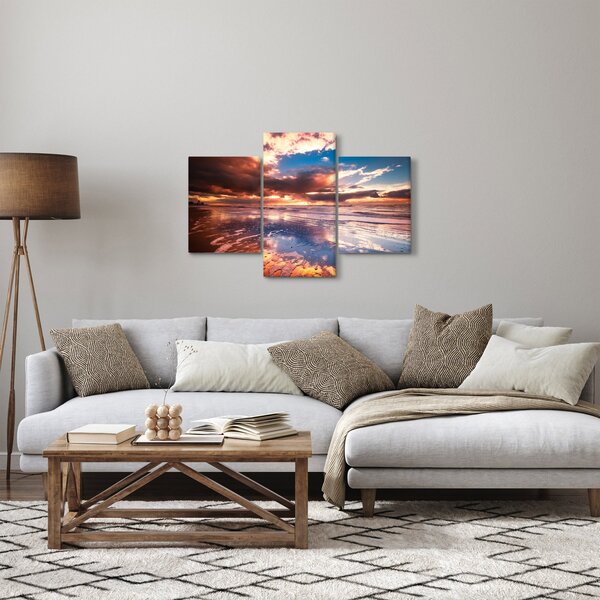 Obraz - Večerná pláž (90x60 cm)