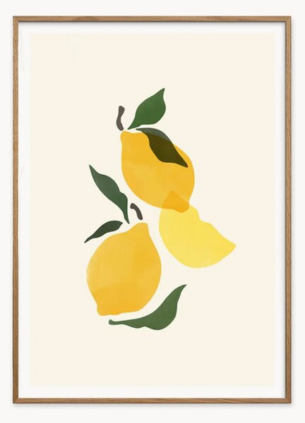 Nástenná dekorácia v ráme Composition Citron