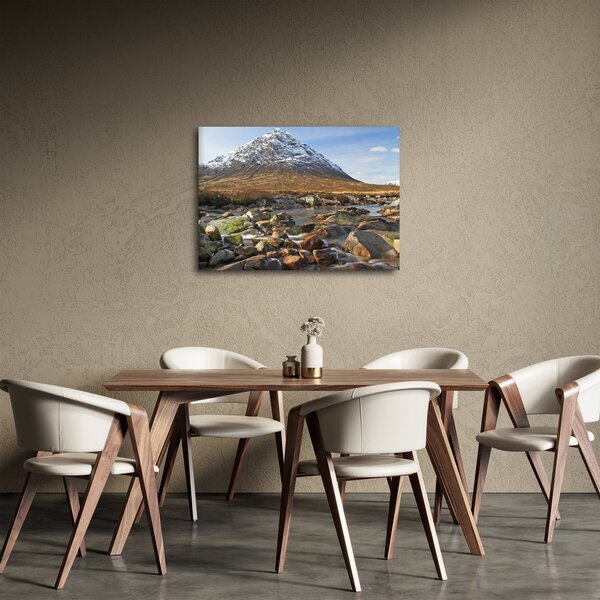 Obraz - Hora s riekou (70x50 cm)