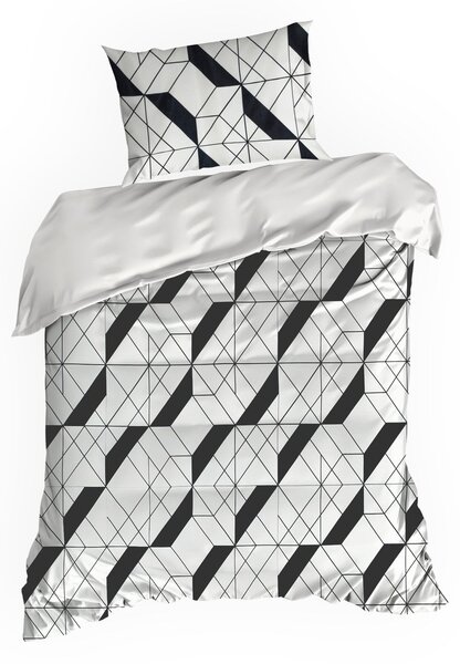 OBLIEČKY Z MIKROVLÁKNA GEO01 160X200 CM, 2 KS 70X80 CM VZOROVANÉ