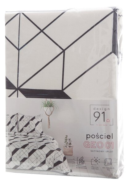 OBLIEČKY Z MIKROVLÁKNA GEO01 160X200 CM, 2 KS 70X80 CM VZOROVANÉ