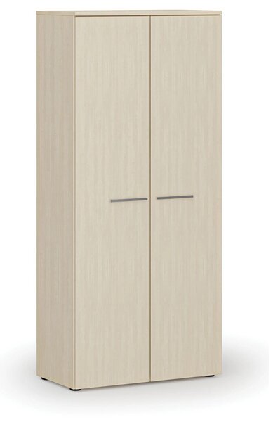Šatníková skriňa s výsuvom PRIMO WOOD, 800 x 420 x 1781 mm, breza