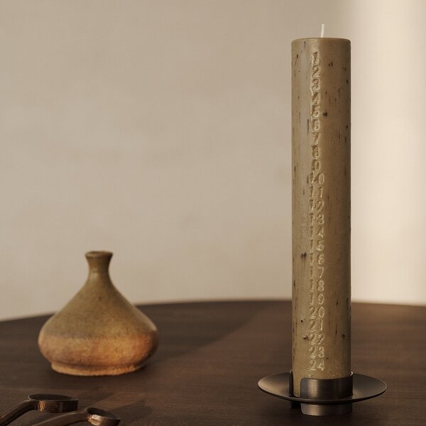 Svietnik Block, Black Brass – Ferm Living
