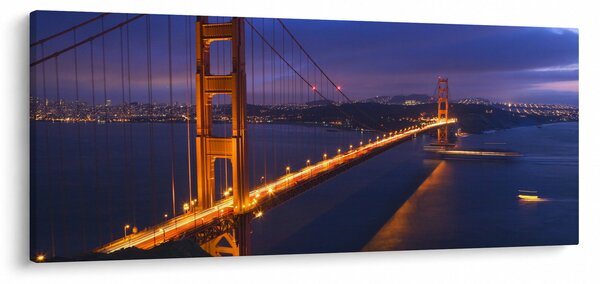 Obraz - Golden Gate Bridge (120x50 cm)