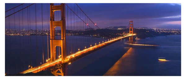 Obraz - Golden Gate Bridge (120x50 cm)