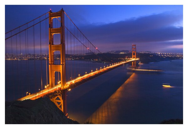 Obraz - Golden Gate Bridge (90x60 cm)