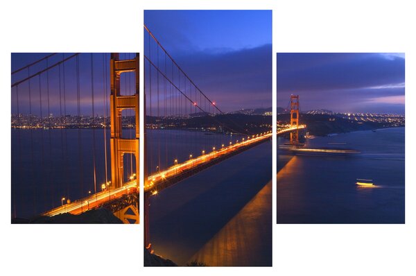 Obraz - Golden Gate Bridge (90x60 cm)