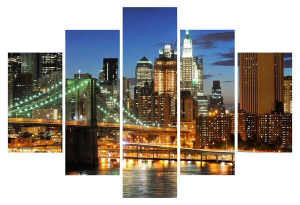 Obraz - Most s New Yorkom (150x105 cm)