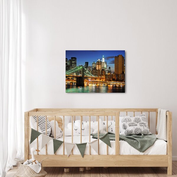Obraz - Most s New Yorkom (70x50 cm)