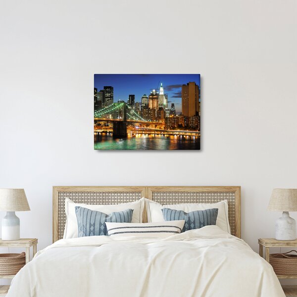 Obraz - Most s New Yorkom (70x50 cm)
