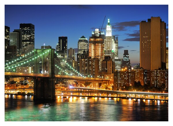 Obraz - Most s New Yorkom (70x50 cm)