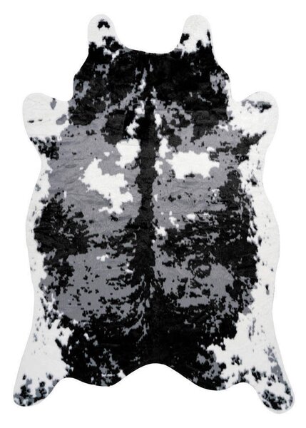 UMELÁ KOŽUŠINA, 160/230 cm, čierna, biela - Online Only bytové doplnky, Online Only