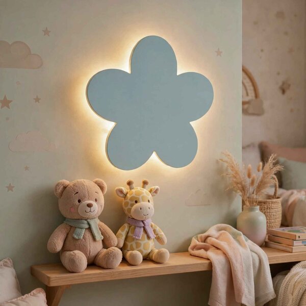 Detské nástenné svetlo, LED nočné svetlo | KVIETOK: Biela 4802-115410 LED0594