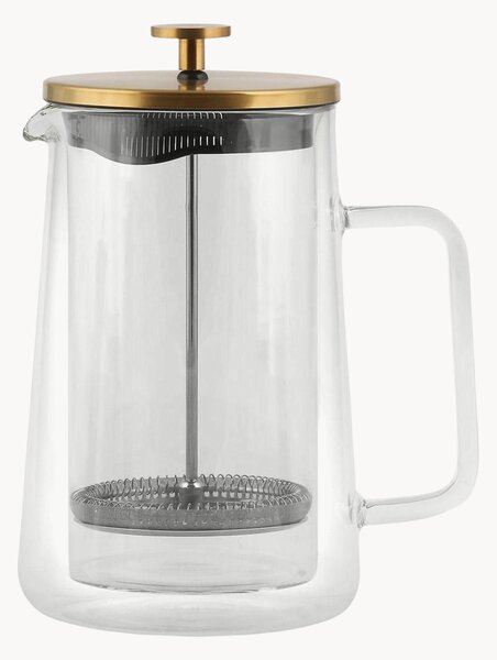 Borosilikátový french press so sitkom Diva, 1 l