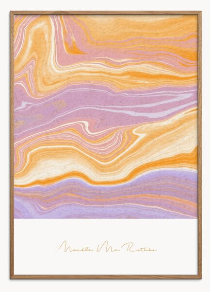 Nástenná dekorácia v ráme Marble Me Rothko