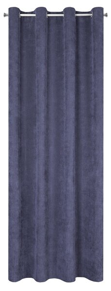 ZATEMŇOVACÍ ZÁVES NA KRÚŽKOCH JULIE 140X250 CM TMAVOMODRÁ