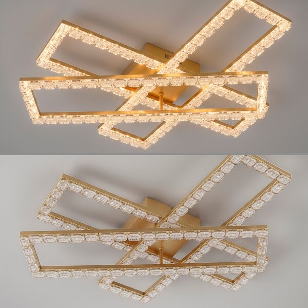 JUST LIGHT. 14733-60 - LED stropné svietidlo GLITRA LED/35W/230V zlaté